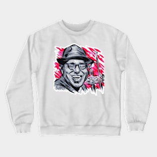 Dizzy Gillespie - An illustration by Paul Cemmick Crewneck Sweatshirt